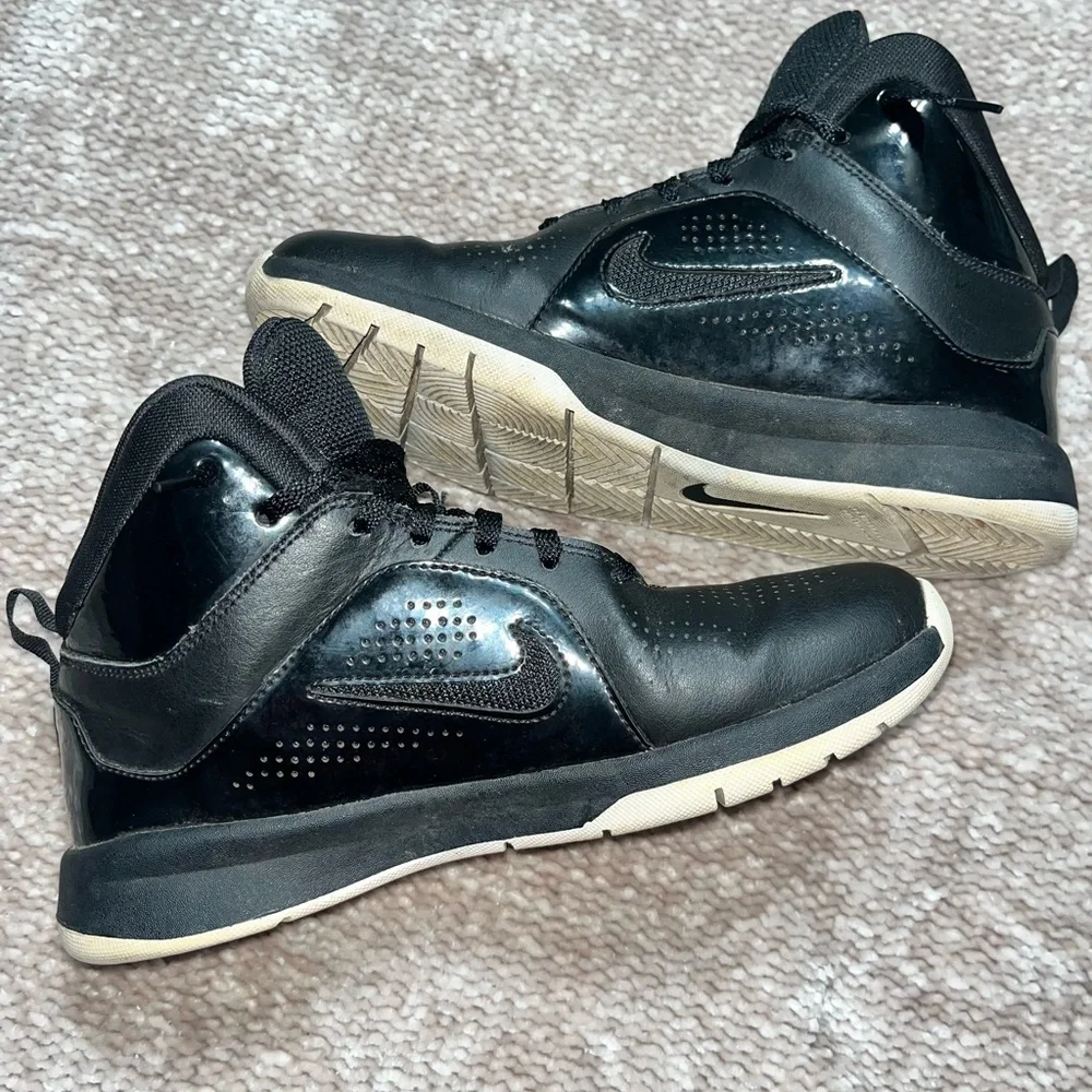 NIKE Swoosh Leather High Top Sneakers